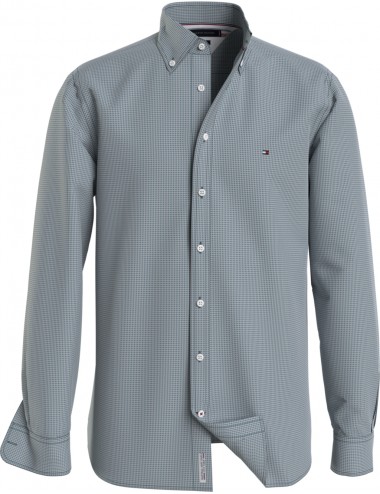 Camisa Tommy Hilfiger Natural Soft End azul hombre