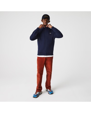 SUDADERA EN FELPA DE MEZCLA DE ALGODÓN CON CREMALLERA LACOSTE SPORT HOMBRE