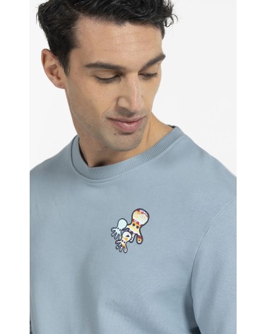 SUDADERA CUELLO REDONDO LOGO PEQUEÑO EL PULPO HOMBRE