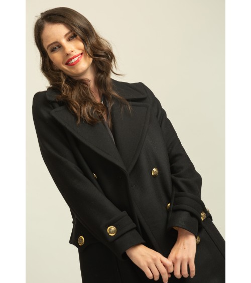 ABRIGO CRUZADO TIPO CARGO DE ALBA CONDE