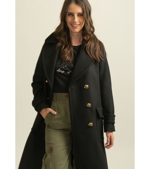 ABRIGO CRUZADO TIPO CARGO DE ALBA CONDE