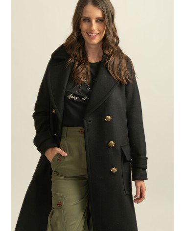 ABRIGO CRUZADO TIPO CARGO DE ALBA CONDE