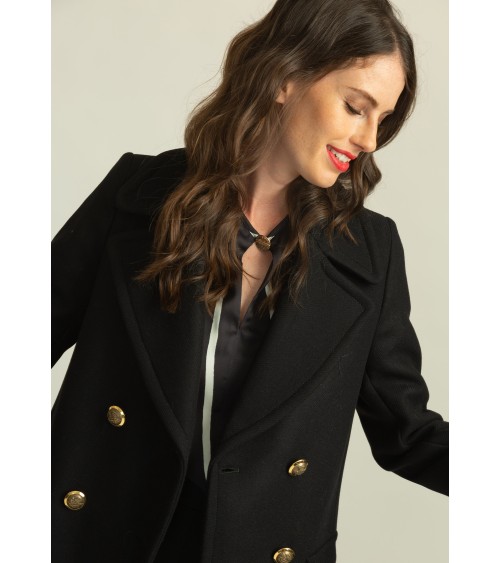 ABRIGO CRUZADO TIPO CARGO DE ALBA CONDE