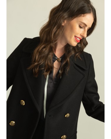 ABRIGO CRUZADO TIPO CARGO DE ALBA CONDE