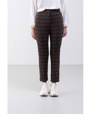 PANTALÓN CONJUNTO DOS PIEZAS ESTAMPADO GEOMÉTRICO DE HONGO COLLECTION