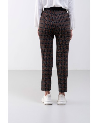 PANTALÓN CONJUNTO DOS PIEZAS ESTAMPADO GEOMÉTRICO DE HONGO COLLECTION