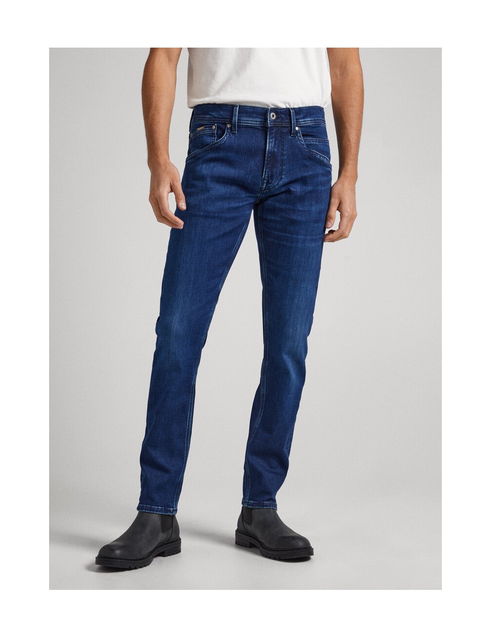 Pepe Jeans TRACK - Vaqueros rectos - denim/blue denim 