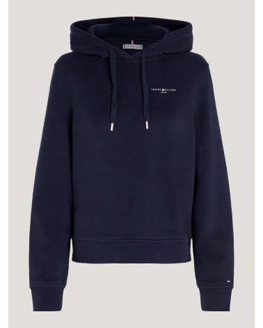 SUDADERA BÁSICA CON CAPUCHA COLECCIÓN 1985 TOMMY HILFIGER MUJER