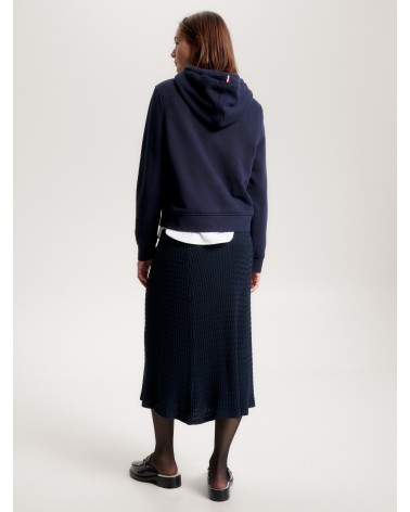 SUDADERA BÁSICA CON CAPUCHA COLECCIÓN 1985 TOMMY HILFIGER MUJER