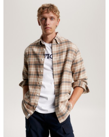 CAMISA DE TARTÁN Y CORTE REGULAR TOMMY HILFIGER HOMBRE