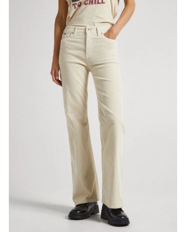 PANTALÓN DE MICROPANA WILLA ACAMPANADO PEPE JEANS MUJER