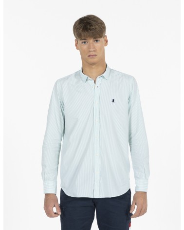 CAMISA POPELÍN DE RAYAS FINAS EL PULPO