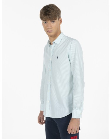 CAMISA POPELÍN DE RAYAS FINAS EL PULPO