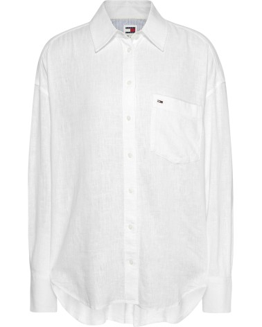 SOBRECAMISA DE LINO TOMMY JEANS MUJER