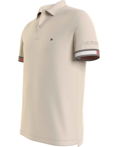 POLO FLAG CUFF CORTE SLIM TOMMY HILFIGER