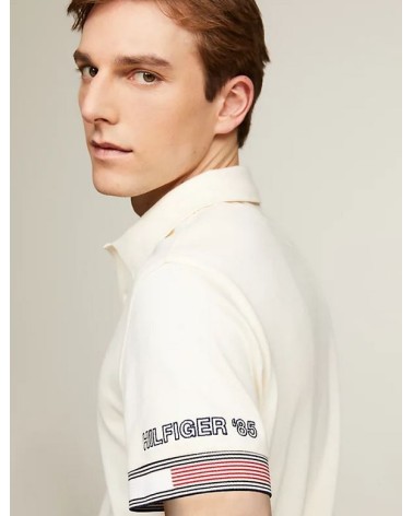 POLO FLAG CUFF CORTE SLIM TOMMY HILFIGER