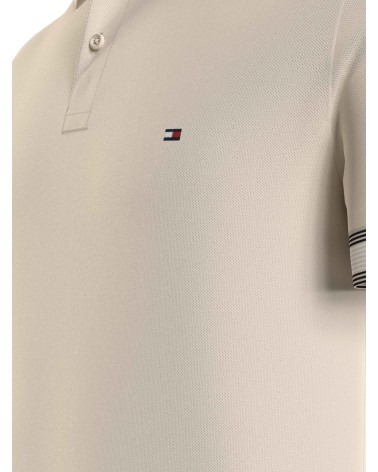 POLO FLAG CUFF CORTE SLIM TOMMY HILFIGER