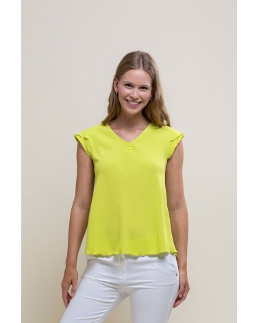 BLUSA LISA FLUIDA HONGO COLLECTION MUJER