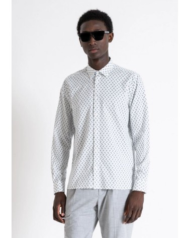 CAMISA BARCELONA CORTE REGULAR DE MICRODIBUJO ANTONY MORATO