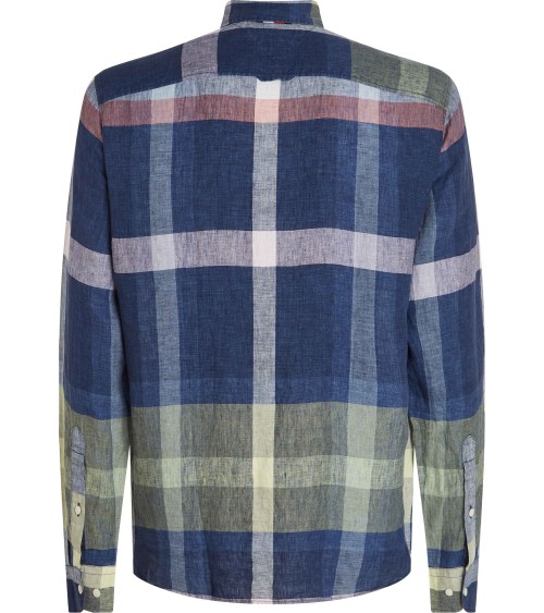 CAMISA CORTE REGULAR DE LINO TOMMY HILFIGER
