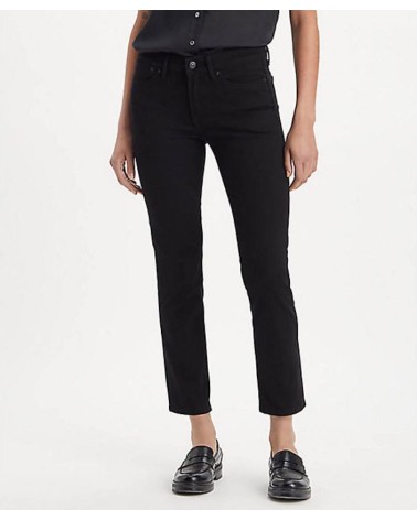 PANTALÓN VAQUERO NEGRO 712 CORTE SLIM LEVI´S