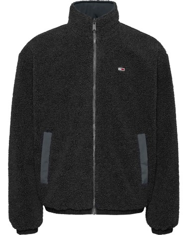 CAZADORA REVERSIBLE CON BORREGUILLO Y CAPUCHA PLEGABLE TOMMY JEANS