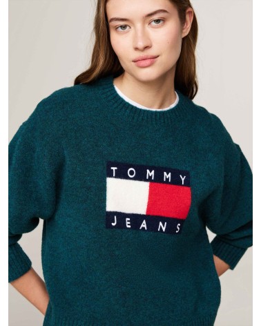 JERSEY CORTE CUADRADO MELANGE TOMMY JEANS