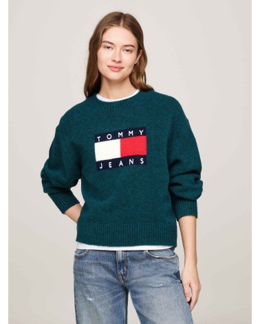 JERSEY CORTE CUADRADO MELANGE TOMMY JEANS