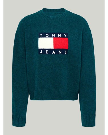 JERSEY CORTE CUADRADO MELANGE TOMMY JEANS
