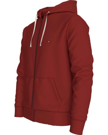 CHAQUETA FELPA CON CREMALLERA Y CAPUCHA TOMMY HILFIGER