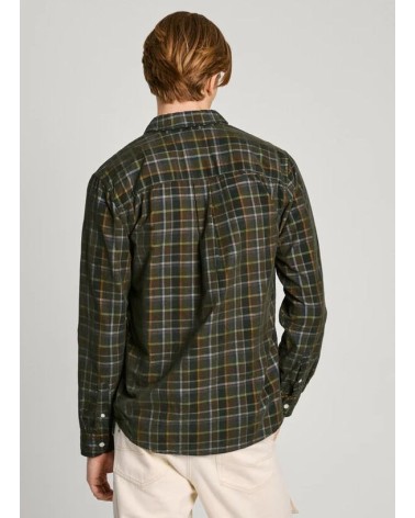 CAMISA MAX DE MICROPANA ESTAMPADA DE CUADROS PEPE JEANS