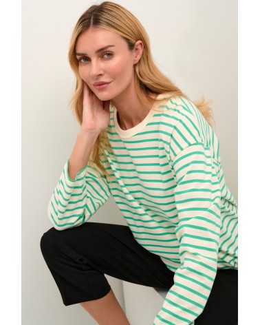 CAMISETA KAWINNY DE RAYAS KAFFE