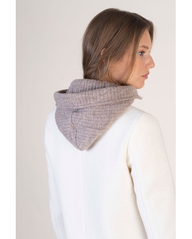 ABRIGO DE PAÑO CON CAPUCHA DESMONTABLE HONGO COLLECTION