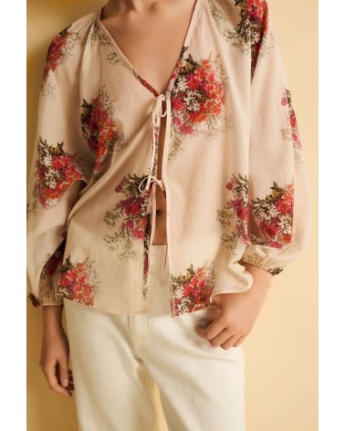 BLUSA BOUQUET CON LAZOS eseOese