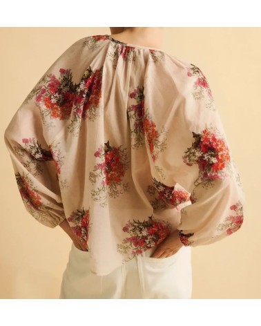 BLUSA BOUQUET CON LAZOS eseOese