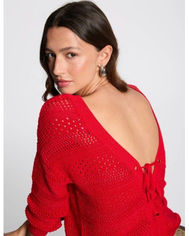 JERSEY LUREX Y ESCOTE ESPALDA DE MORGAN DE TOI