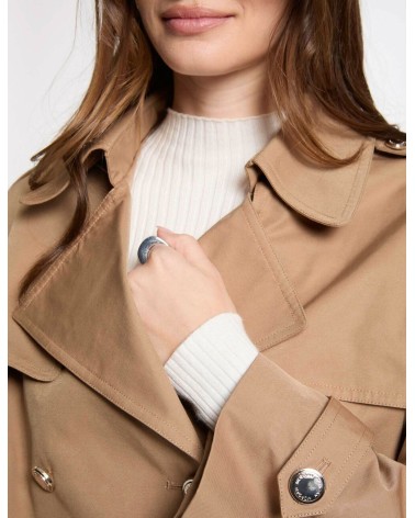 GABARDINA CROPPED ABOLLONADA DE MORGAN DE TOI