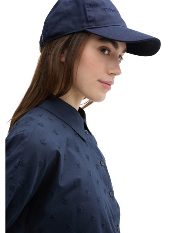 CAMISA OVERSIZE CON LUNARES TEXTURIZADOS TOM TAILOR