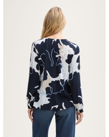 BLUSA ESTAMPADA DE MANGA LARGA TOM TAILOR