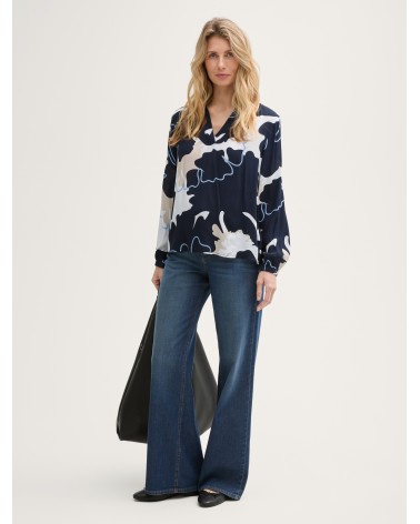 BLUSA ESTAMPADA DE MANGA LARGA TOM TAILOR
