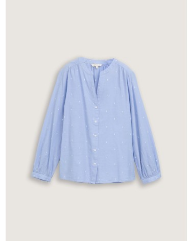 CAMISA CUELLO MAO TEXTURIZADA TOM TAILOR