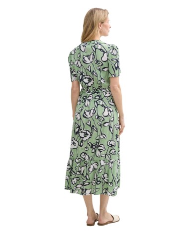 VESTIDO MIDI ESTAMPADO TOM TAILOR