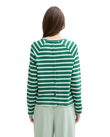 CAMISETA CON BOTONES EN LA ESPALDA TOM TAILOR