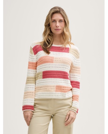 JERSEY CALADO DE ALGODÓN TOM TAILOR