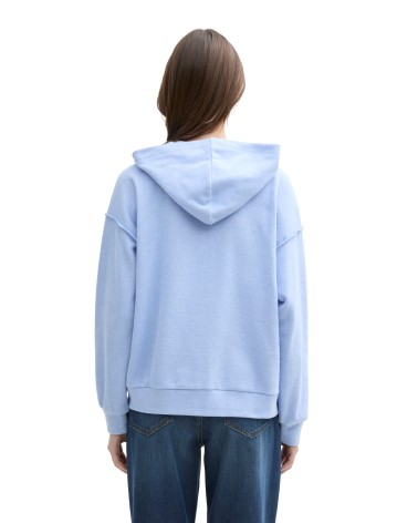 SUDADERA OVERSIZE CON CREMALLERA TOM TAILOR