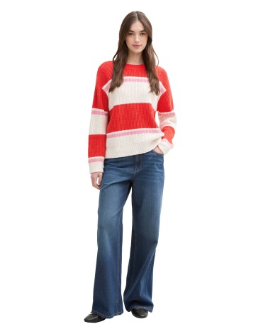 JERSEY RAYAS ANCHAS A CONTRASTE TOM TAILOR