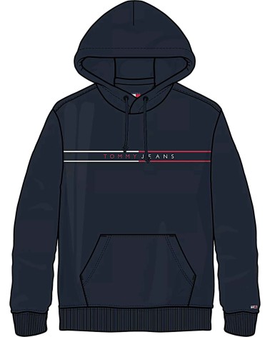SUDADERA HOODIE LOGO LINEAL TOMMY JEANS