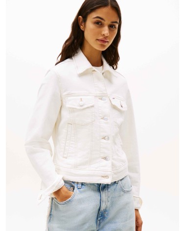 CAZADORA VAQUERA TRUCKER BLANCO ROTO TOMMY JEANS