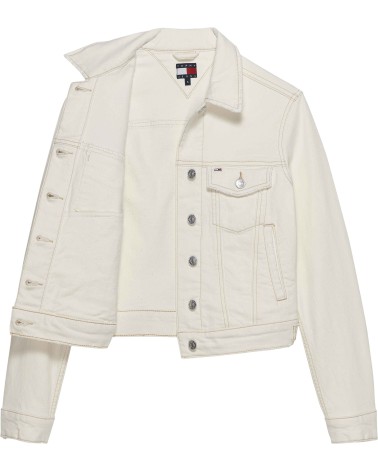 CAZADORA VAQUERA TRUCKER BLANCO ROTO TOMMY JEANS