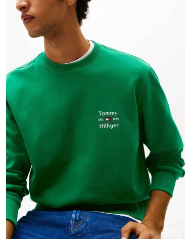SUDADERA LOGO EN EL PECHO TOMMY HILFIGER